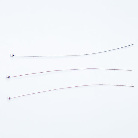 40FI61-SPL: Head Pin 1.5mm Ball SPL 40mm 22 Gauge 50PPK