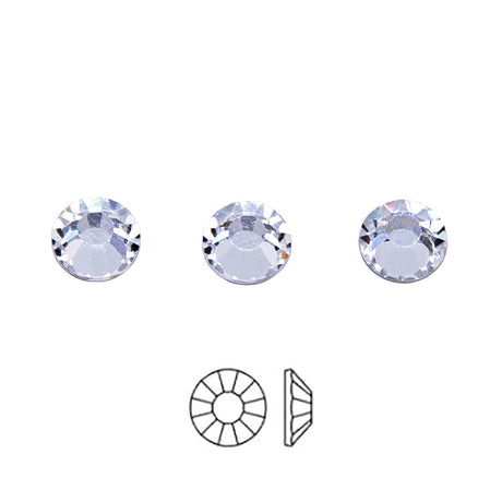 40RH212:Chaton Rose Viva Ss40 Crystal-- 48PC