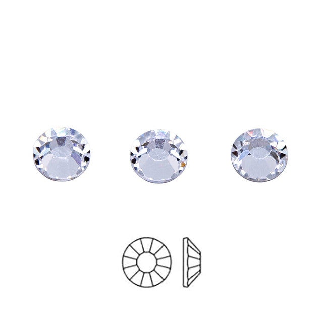 40RH212:Chaton Rose Viva Ss40 Crystal-- 48PC