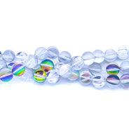 10CD505-V: Mystic Aura Quartz  Vitrail 10mm