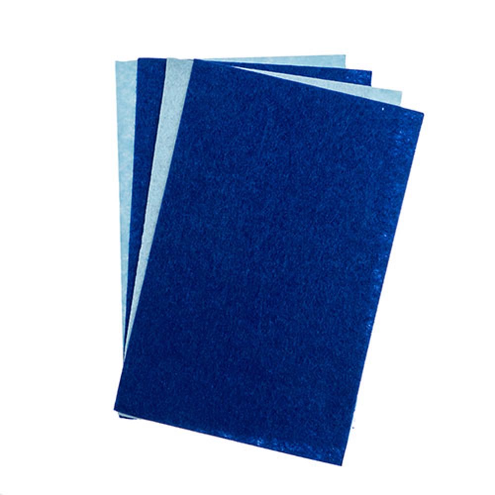MS622-BLX: GoodFelt 5x8" Blue & LT Blue 4PPK