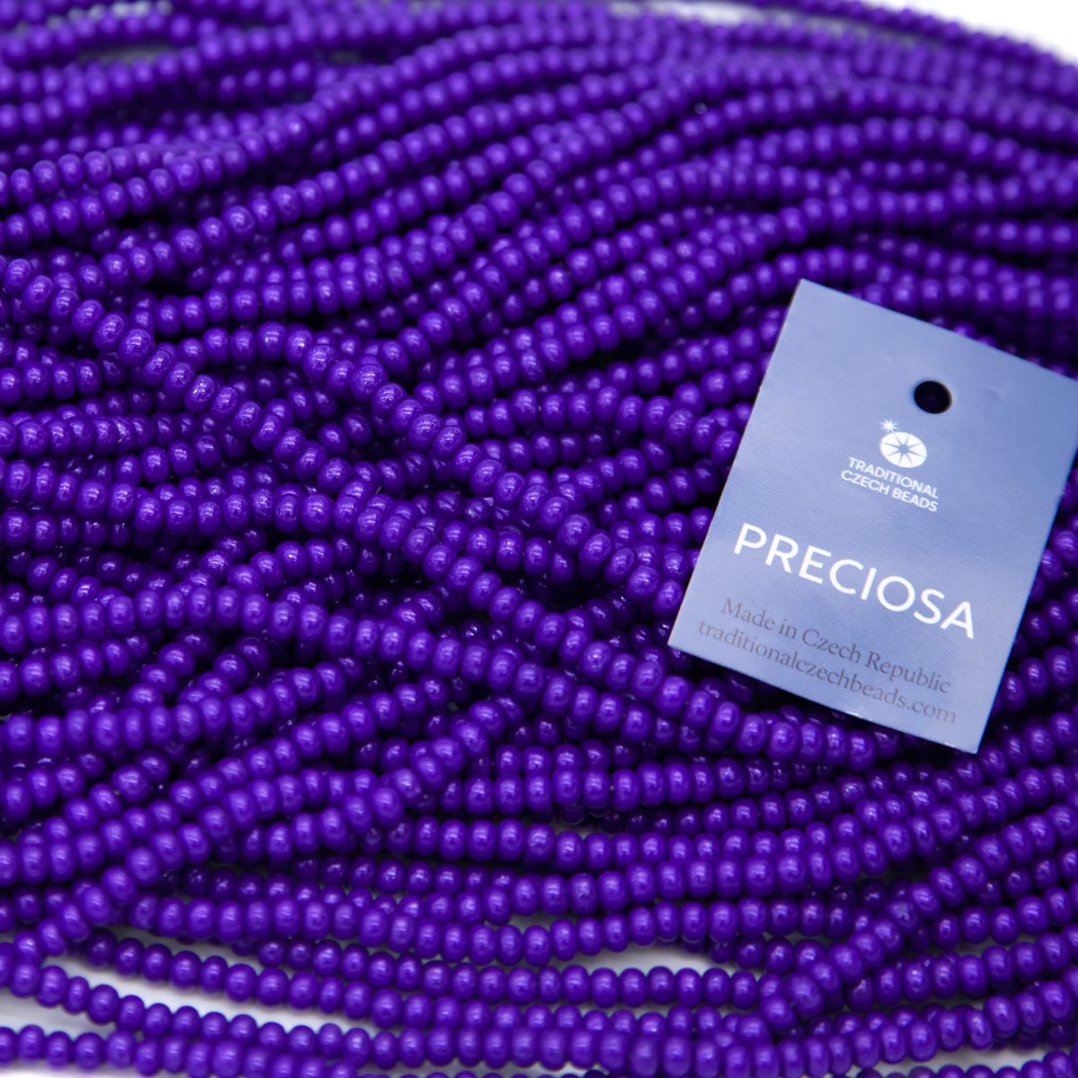 6SB198-IT: CZ Seed Bead Terra Intensive Purple #16A28 6/0 36STR