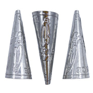 45JC815: Jingle Cones Child Size Missouri River Style Silver 45mm - 100 Pieces