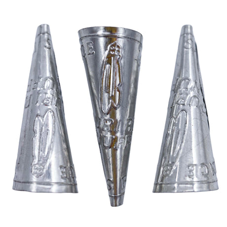 45JC815: Jingle Cones Child Size Missouri River Style Silver 45mm - 100 Pieces