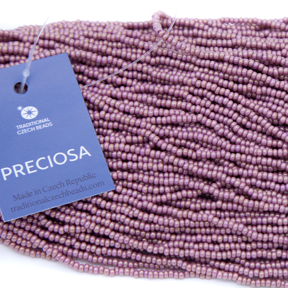 10SB393-RL: CZ Seed Bead Opaque Rose Luster 10/0 - 5HK