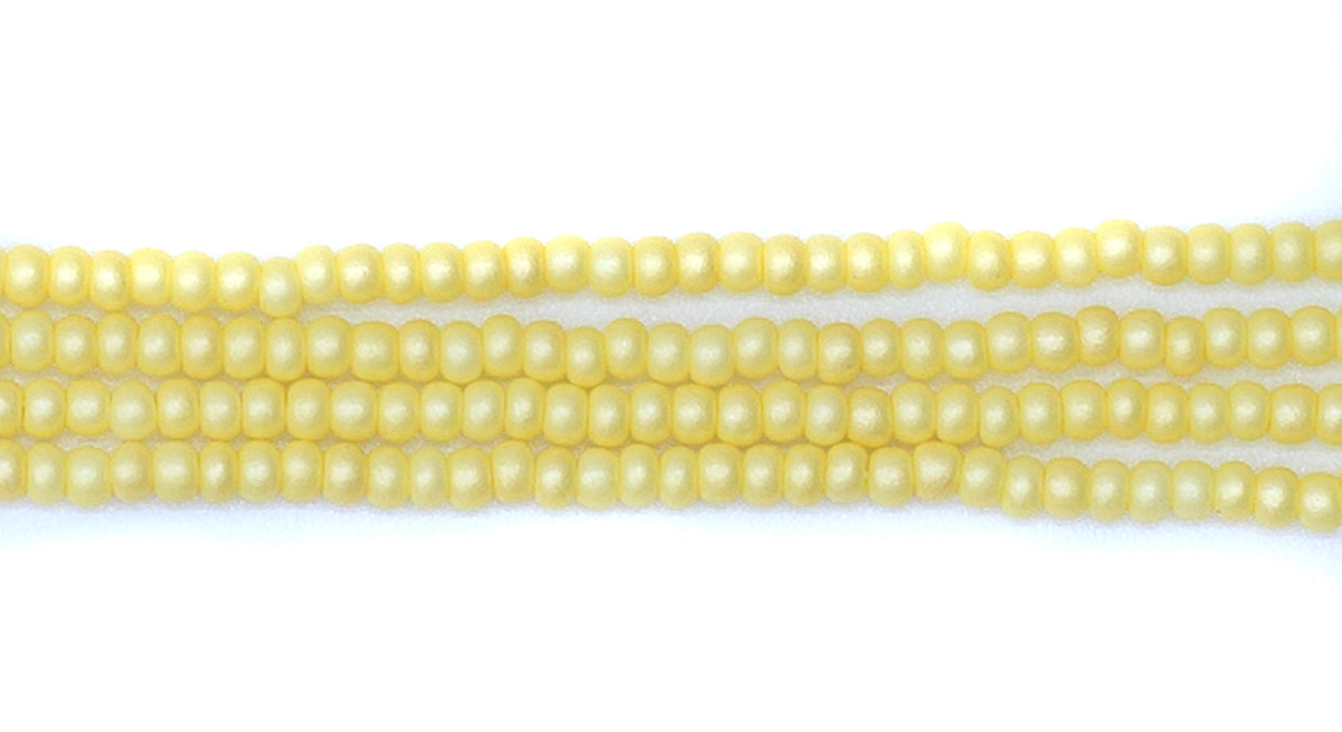 11SB921-PR: Seed Bead Permalux Light Yellow 11/0 - 1 Hank