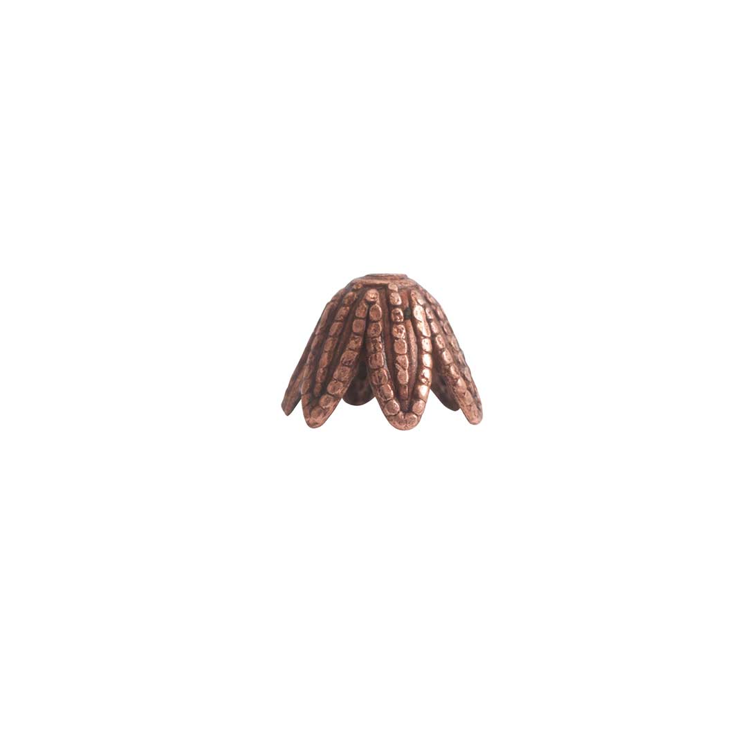 NDBC6D-CB: Nunn BeadCap 6mm Daisy Ant CPPR – Shipwreck Beads