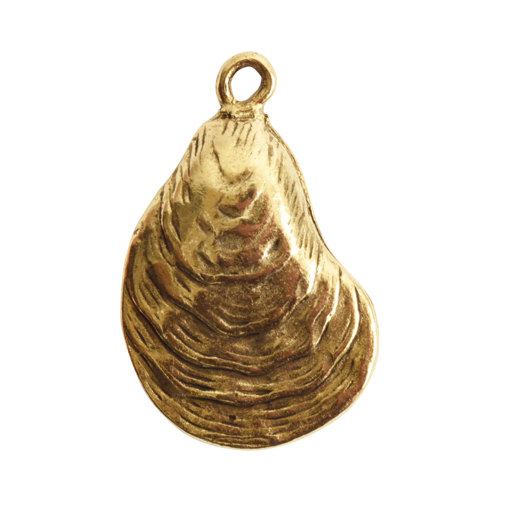 NDOC-GB: Nunn Charm Oyster 21mm Ant Gold