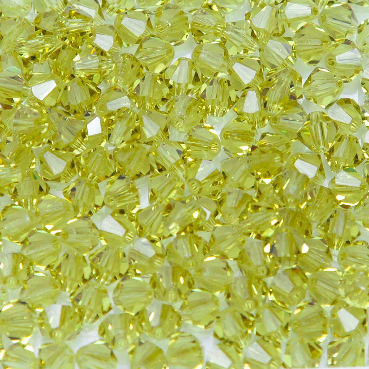 84CC225: Preciosa Czech Crystal Diamond Acid Yellow 5mm