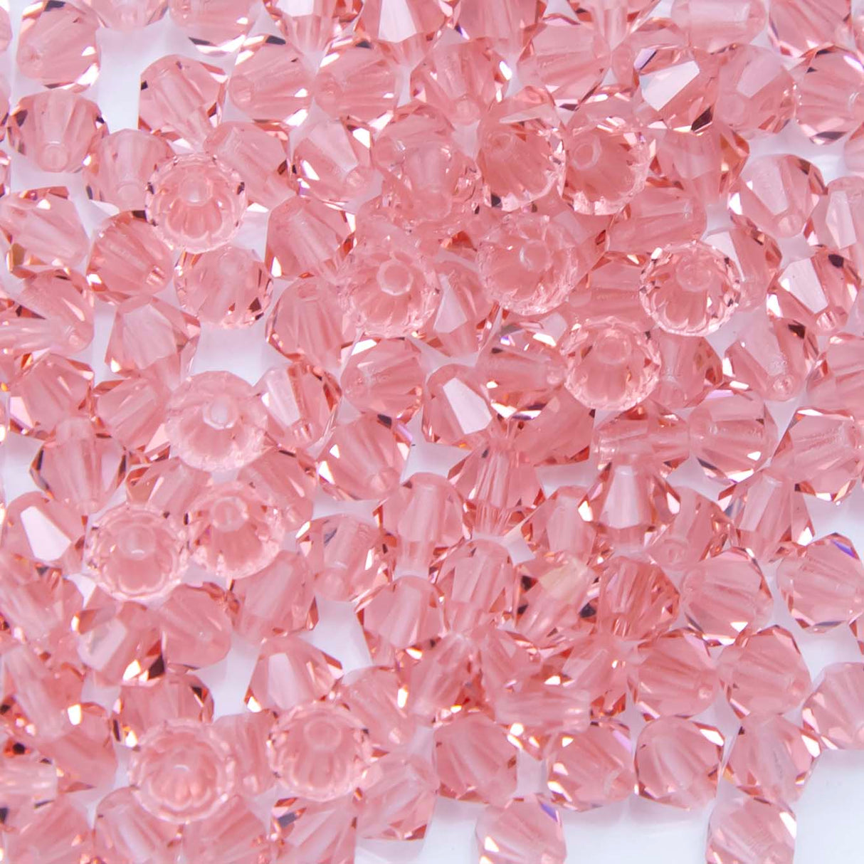 84CC293-RP: Preciosa Czech Crystal Diamond Rose Peach 5mm