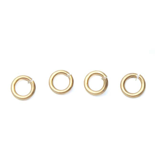 3FI206-SNG: JUMP RING 3.5MM 22GA GLD PLT STEEL 50PPK