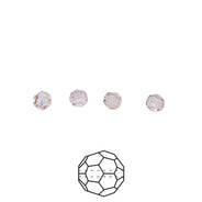 4CC051: Preciosa Crystal Round Honey 4mm - 72PC