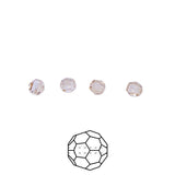 4CC051: Preciosa Crystal Round Honey 4mm - 72PC