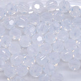 4CC210: Preciosa Crystal Round White Opal 4mm-72PC