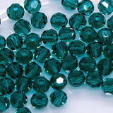 4CC286: Preciosa Crystal Round Emerald 4mm-72PC