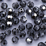 4CC309-F: Preciosa Crystal Round Hematite 4mm-72PC