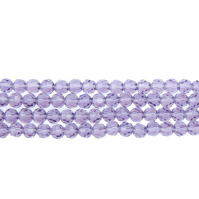 4CG298: 4mm Amethyst Glass Faceted Round