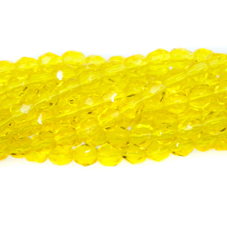 4FC225: CZ Facet Rd Tawny Yellow 4mm-600PC