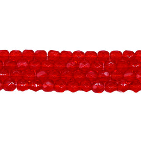4FC244: CZ FACET RD TRANS Ruby 4mm-600PC