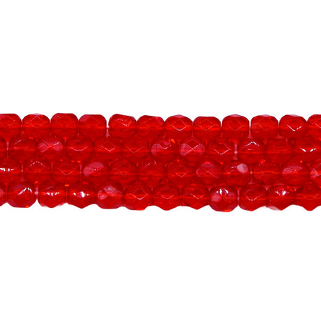 4FC244: CZ FACET RD TRANS Ruby 4mm-600PC