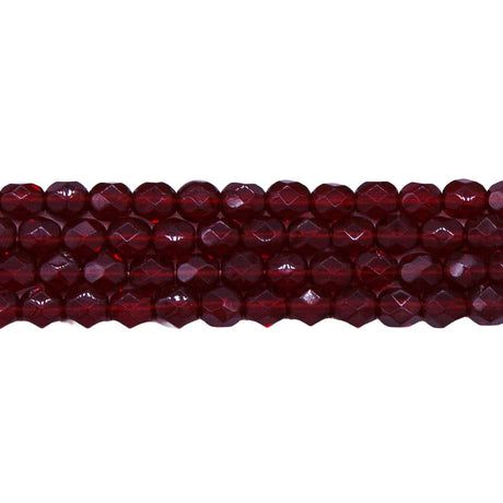 4FC246: CZ FACET RD TRANS Garnet 4mm-600PC