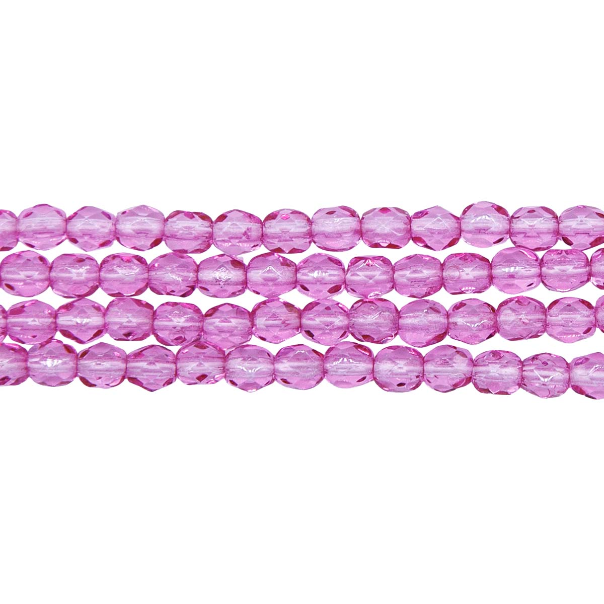 4FC294-CR: CZ FACET RD Trans Fuchsia Coated 4mm-100PC
