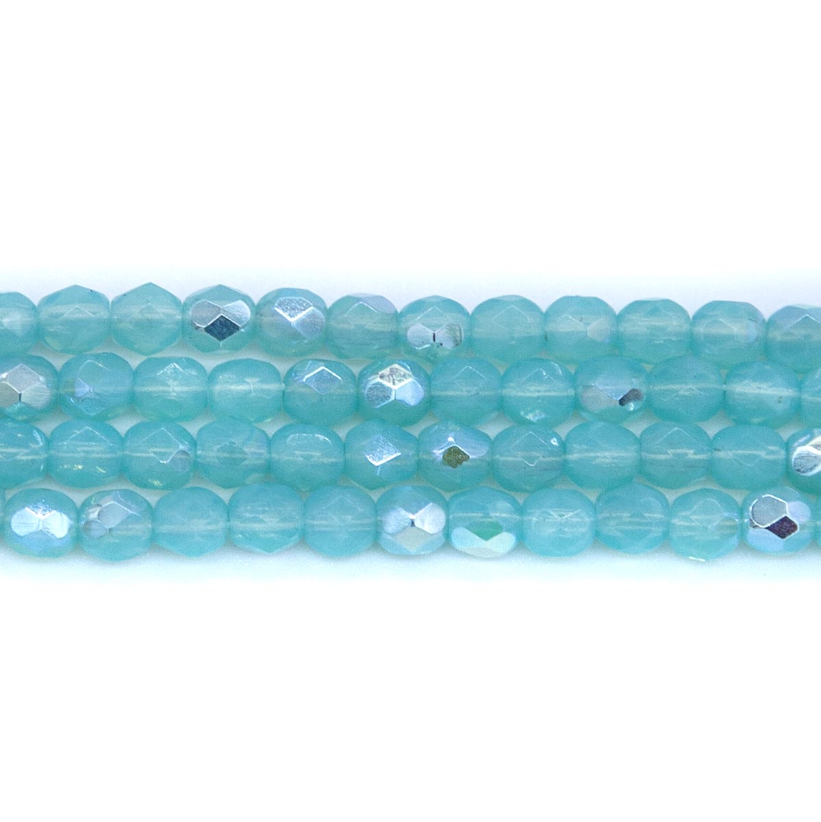 4FC580-SR: CZ FACET RD Opal Seafoam AB 4MM - 100PC