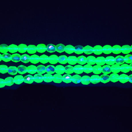 4FC580-SR: CZ FACET RD Opal Seafoam AB 4MM - 100PC