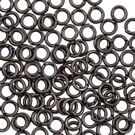4FI200-AB: Jump Ring ANT Brass 4mm - 144PC