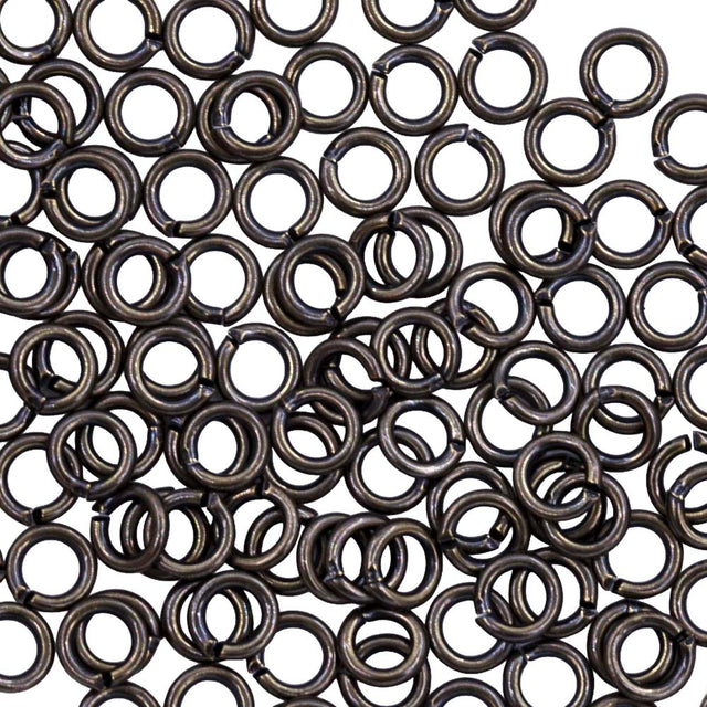 4FI200-AB: Jump Ring ANT Brass 4mm - 144PC