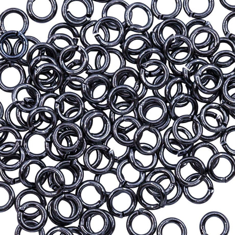 4FI200-GM: Jump Ring Gun Metal 4mm NF - 144PC