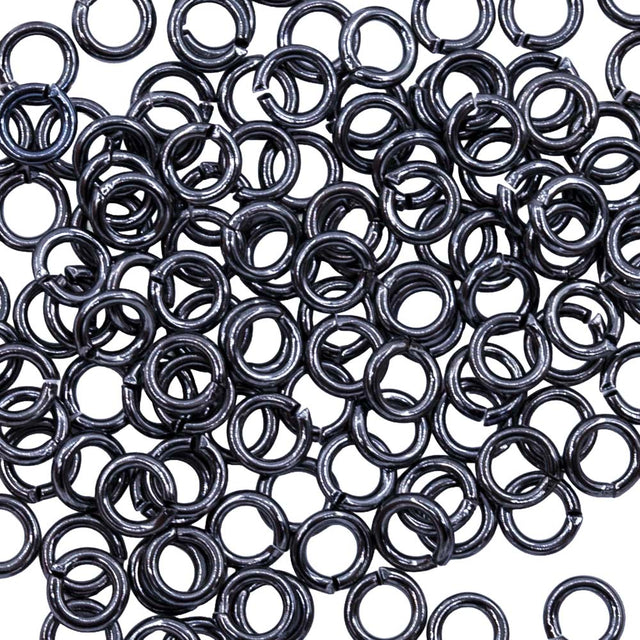 4FI200-GM: Jump Ring Gun Metal 4mm NF - 144PC