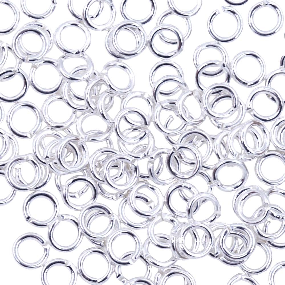 4FI200-S: Jump Ring Silver 4mm NF - 144PC