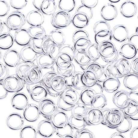 4FI200-S: Jump Ring Silver 4mm NF - 144PC