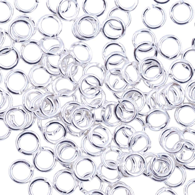 4FI200-S: Jump Ring Silver 4mm NF - 144PC