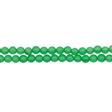 4FO686-2: Fiber Optic Bead Round Dark Green 3.5mm