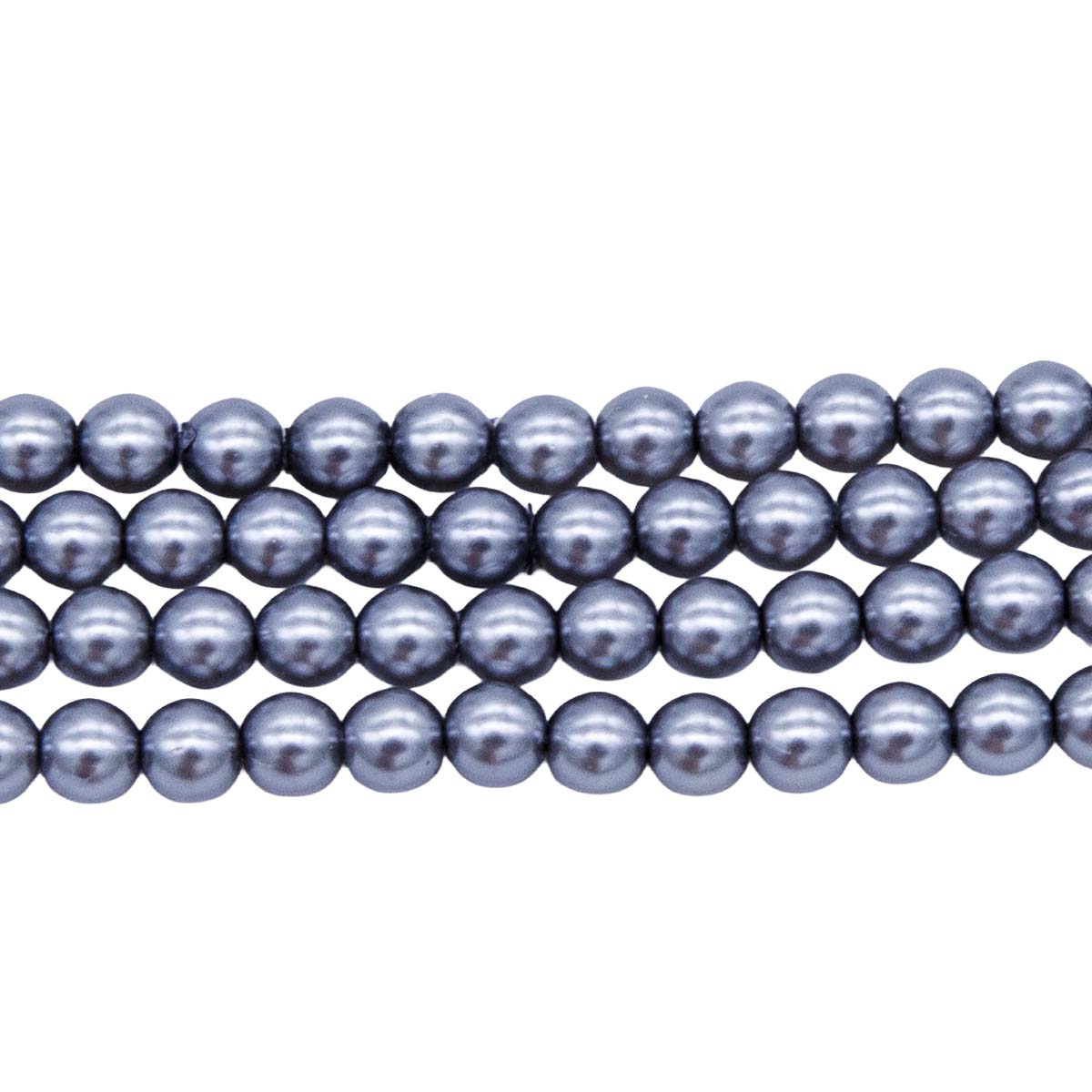 4GP605R: CZ Glass Pearl Grey 4mm - 100PC
