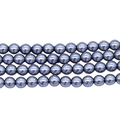 4GP605R: CZ Glass Pearl Grey 4mm - 100PC