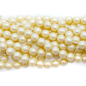 4GP615-I: CZ Glass Pearl Iridescent Cream 4mm 600PC