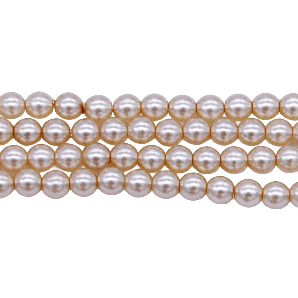 4GP616R: CZ Glass Pearl Parchment 4mm - 100PC