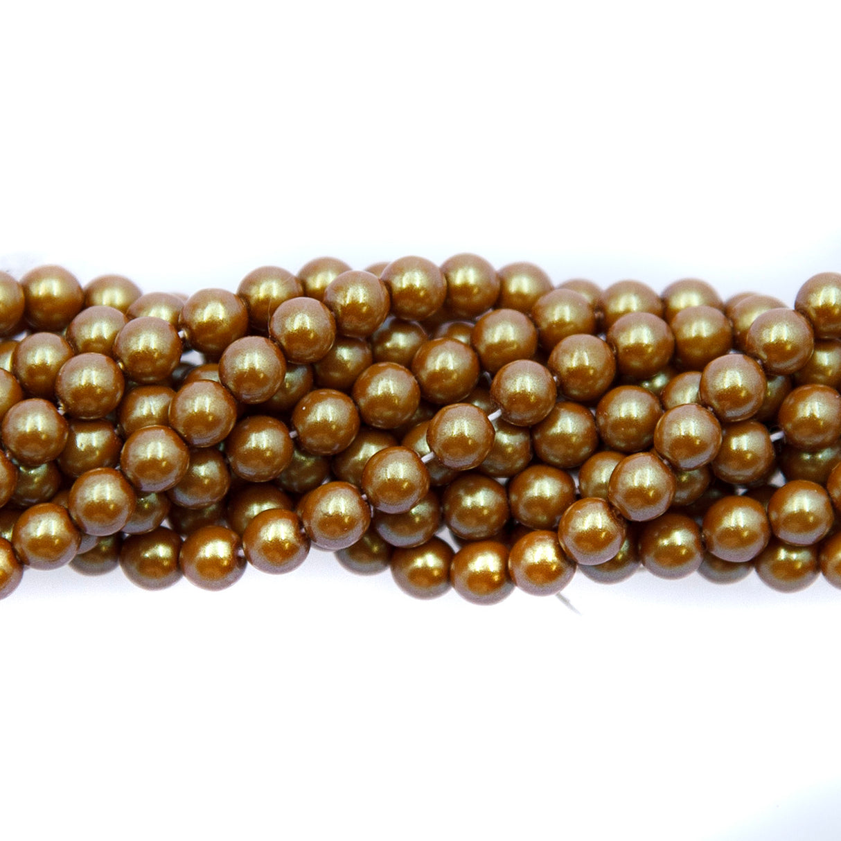 4GP652-I: CZ Glass Pearl Iridescent Gold 4mm 600PC