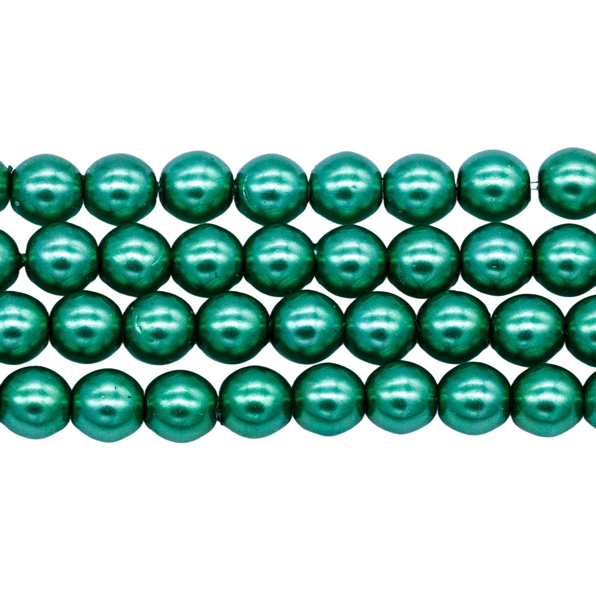 4GP684: CZ Glass Pearl Christmas Green 4mm - 600PC