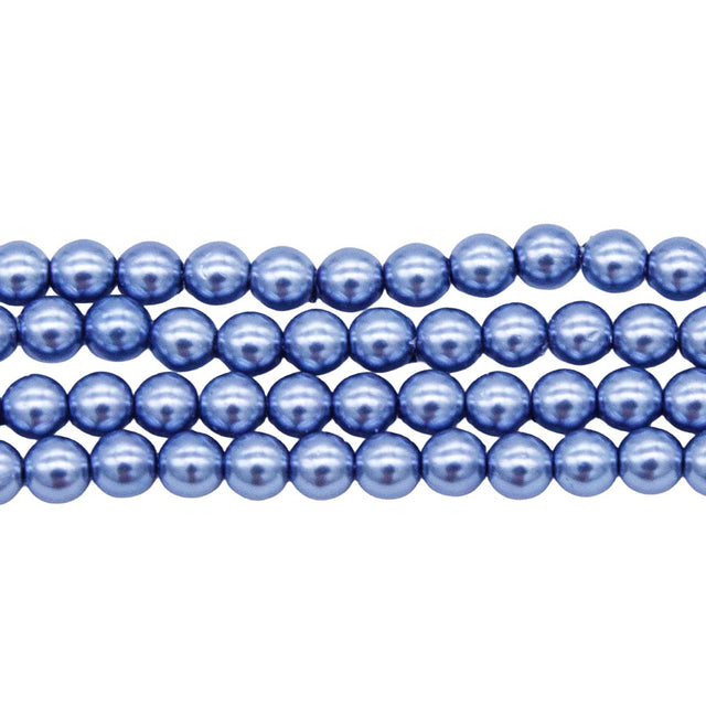 4GP695: CZ Glass Pearl Periwinkle 4mm - 600PC