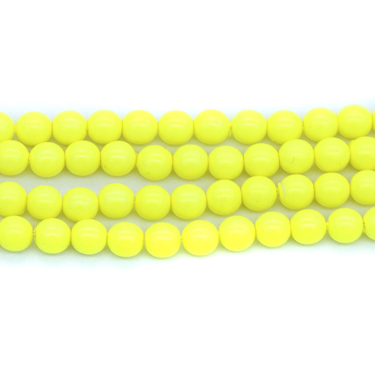 4RD622-NR: CZ Round Yellow Neon 4mm-60PC
