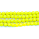 4RD622-NR: CZ Round Yellow Neon 4mm-60PC