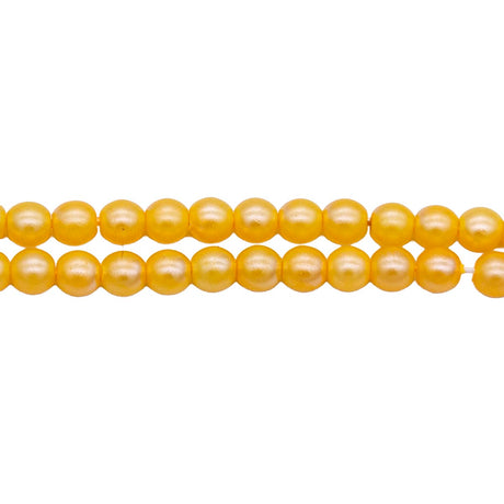 4RD634-N3: CZ Round Tangerine Silk Neon Pearl 4mm 540PC