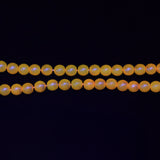 4RD634-N3R: CZ Round Tangerine Silk Neon Pearl 4mm-60PC