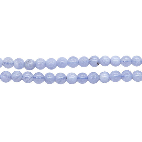 4ST407: Blue Lace Agate Round 4mm