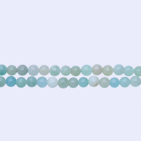 4ST436: Amazonite Round 4.5mm AVG 15" String