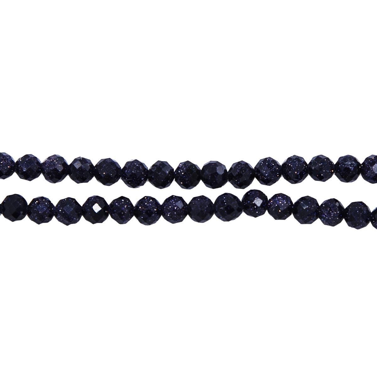 4ST444-F: Blue Goldstone Round FC 4mm